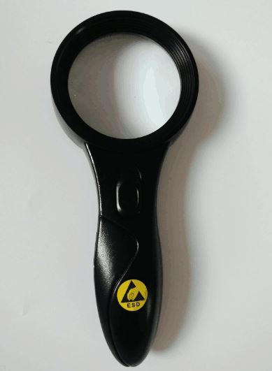 Anti-static magnifier