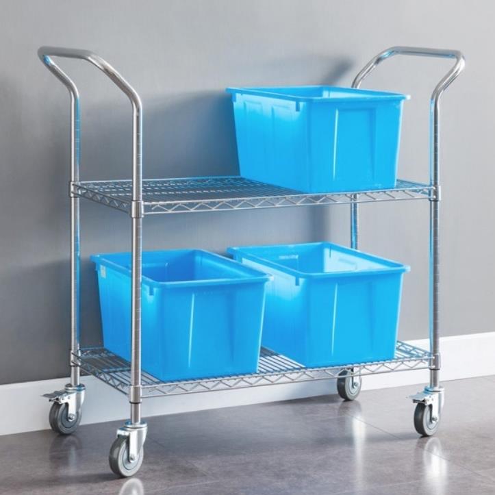 2 layers esd trolley