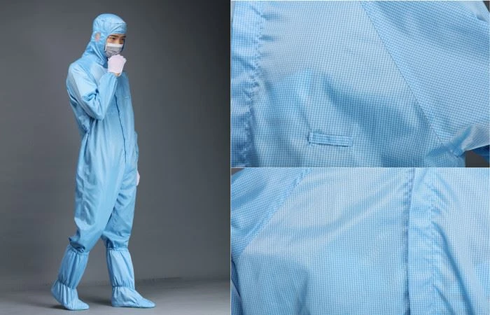 ESD blue coverall
