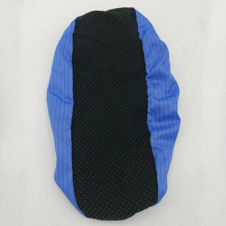 Cleanroom blue ESD anti slip shoe covers