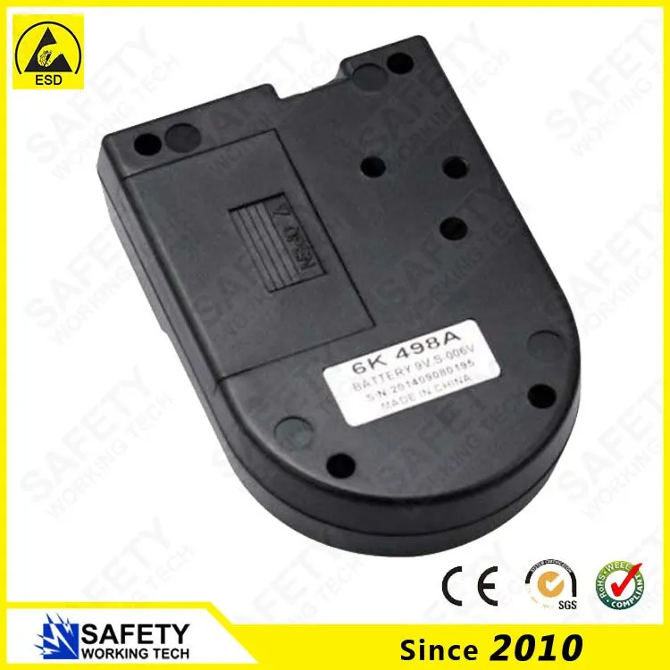 Wrist strap antistatic tester