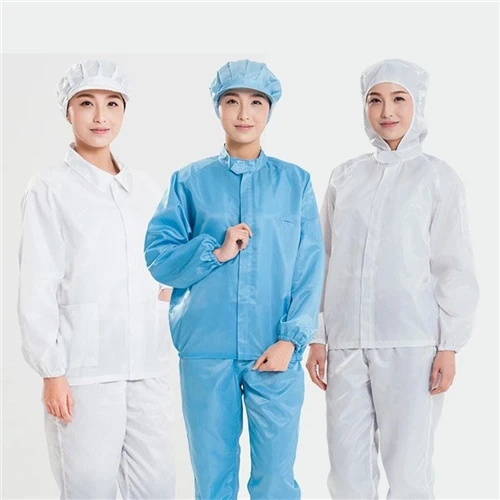 What are the proper procedures for using anti-static garments