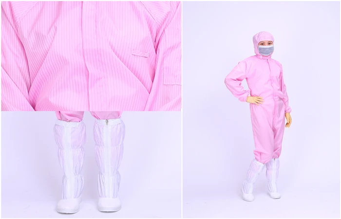 Pink esd coverall Pink esd coverall