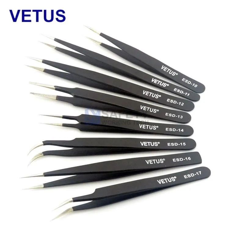 Stainless esd tweezers Stainless esd tweezers