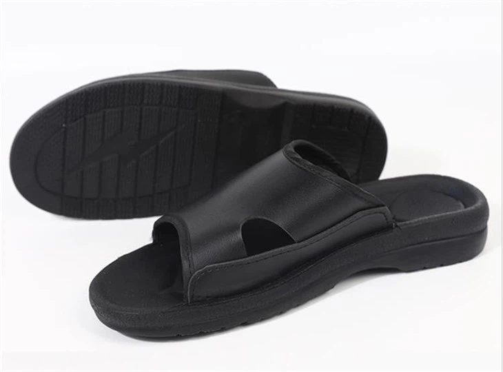 ESD PU Black Slipper